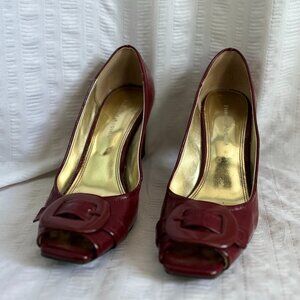 ETIENNE AIGNER RED HEELS